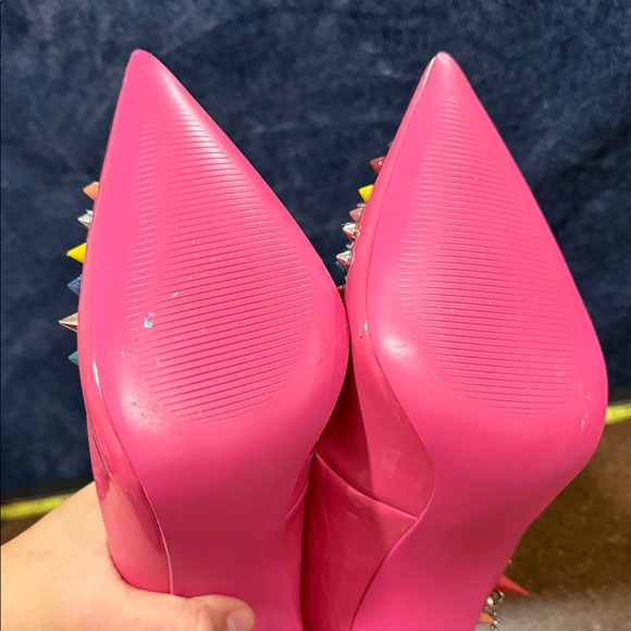 Steve Madden Veronicka Pink Multi colored studded Stiletto Pumps 💕 - Picture 2 of 4